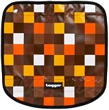 Tagger 5001-802041-DUOR Messenger Flap Crew - Retro Squares DUOR, Sac mixte adulte - orange / DUOR, EU