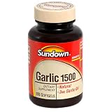Sundown Garlic, 1500, 100 Softgels (Pack of 5)