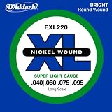 D'Addario EXL220 Saitensatz f&uuml;r E-Bass 0,10 cm - 0,24 cm (.040 - .095 Zoll)