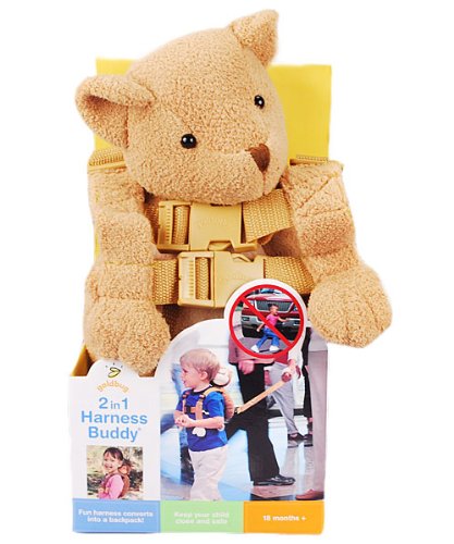 Picture of Cozy Gold Bug 2-in-1 Harness Buddy - Bear B0035LEJ58 (Baby Harnesses)