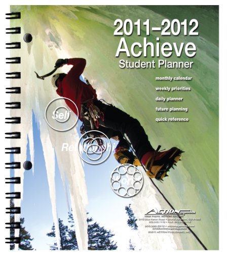 Buy 2011/2012 Achieve Student Agenda Day Planner 1934687375