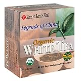 Uncle Lee's Tea Organic White Tea, 40-Count Boxes (Pack of 6)
