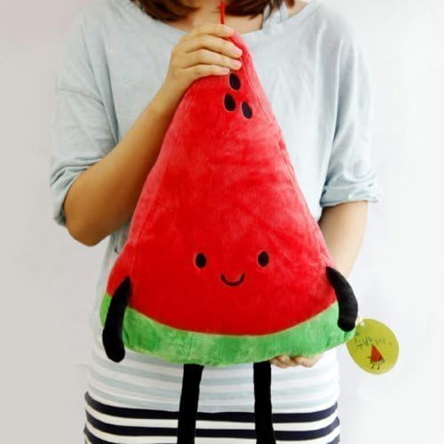 Watermelon Plush 16" cotton food figure toy doll pillow kawaii cute by CUSHION PILLOW