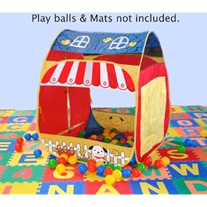 Pretend Animal Farm Barn Wonder Play Ball Tent House: Easy Twist by 
