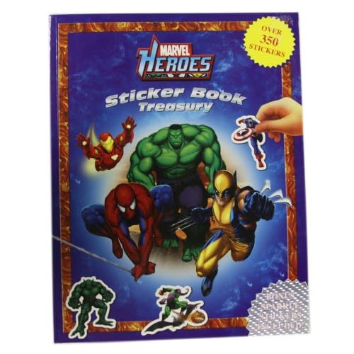 Marvel Heroes Sticker Book Treasury (Marvel Heroes) Mike Trainor