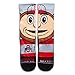 Rock'em Apparel Adult Unisex's NCAA Ohio State Buckeyes Brutus Mascot University Custom Athletic Crew Socks, X-Large, Silver, L/XL RE-OSU002