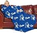 Duke Blue Devils Adult Comfy Throw Blanket with Sleeves