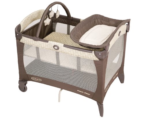 Graco Pack 'n Play Playard With Bassinet, Elephant Parade