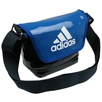 adidas アディダス エナメル ミニショルダーバッグ《XSサイズ：1リットル》 IX854-E38568 ピュアブルー&times;ダークネイビー&times;ホワイト