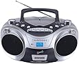 Supersonic SC709CD CD Boombox with MP3 and Cassete Player