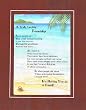 Touching and Heartfelt Poem for Special Friends - A Truly Lasting Friendship Poem on 11 x 14 inches Double Beveled Matting