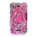 For Zte Score X500 Full Diamond Case Heart Pinkblack
