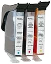 AmazonBasics Tintenpatrone als Ersatz für Canon Multipack BCI-6 (cyan, magenta, gelb), wiederbefüllt