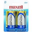 MAXELL 723020 - LR202BP ALKALINE BATTERIES (D; 2 PK; CARDED)