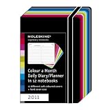2011 Colour a Month Daily Planner Box Set: Moleskine Code Dva12dm2qfby Moleskine