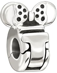Authentic Chamilia Disney Sterling Silver Lock "Minnie Mouse Lock" 1420-0253
