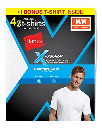 Hanes 4 Pack Comfort Cool Crewneck Undershirt