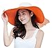 Kaisifei Bowknot Casual Straw Women Summer Hats Big Wide Brim Beach Hat