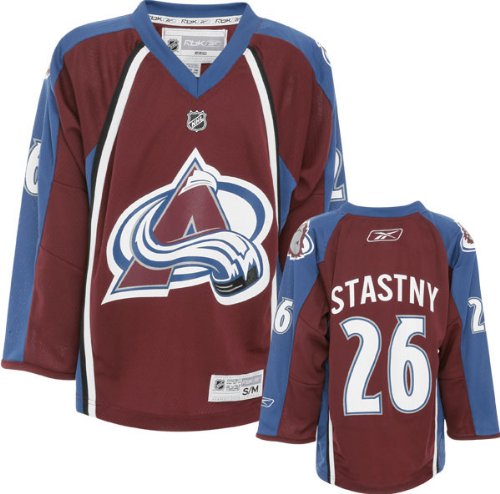 Paul Stastny Youth Jersey: Reebok #26 Colorado Avalanche Youth Replica Jersey