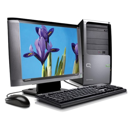 Compaq Presario SR5510F Desktop PC (2.6 GHz AMD Athlon X2 5000 Dual Core Processor, 2 GB RAM, 500 GB Hard Drive, DVD Drive, Vista Premium)