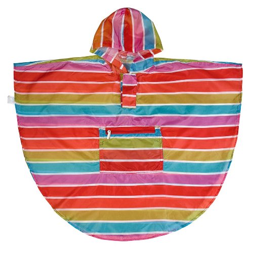 Wildkin Bright Stripes Stay Dry Poncho (4-7)