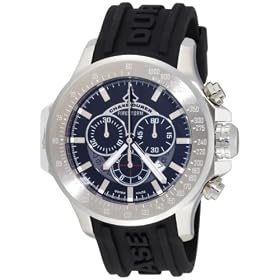 Buy Chase-Durer Mens 380.2BB-RUBB Firestorm Chronograph Stainless Steel Rubber Strap Watch by Amazon.com Store Card
