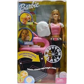 Barbie - Button Blast Doll - Ello Creation System - 2002 Mattel