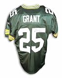 Autographed Ryan Grant Green Bay Packers Reebok Authentic Green Jersey