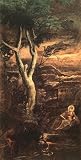 Acrylic Keyring Tintoretto St Mary Magdalen