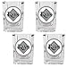 Tampa Bay Rays 4 Piece Square Shot Glass Set