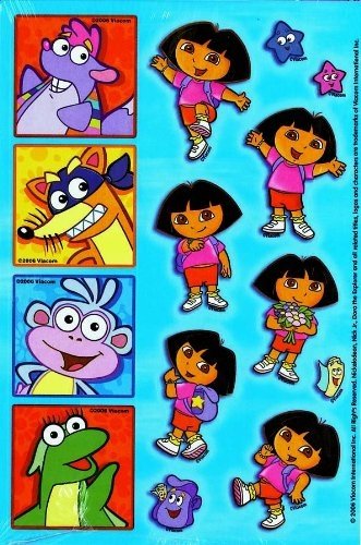 Dora the Explorer Stickers 2 Sheets