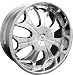 Complete Set Of Rennen EMPEROR - Chrome 20x8.5 Wheels - Wheels Rennen - EMPEROR