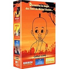 Coffret 3 DVD Michel Ocelot :kirikou et la sorci�re ; kirikou et les betes sauvages ; princes et princesses