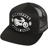 VonZipper VZMG Men's Adjustable Sportswear Hat/Cap w/ Free B&F Heart Sticker Bundle - Black