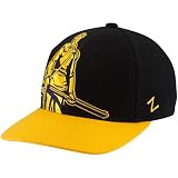 Zephyr West Virginia Mountaineers Black-Gold Masquerade Fitted Hat (7 5/8)