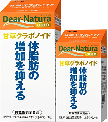 アサヒグループ食品 ディアナチュラゴールド甘草グラボノイド (75日分) 120粒+30粒 [機能性表示食品]
