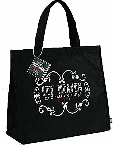 Chalkboard Blessings Tote Bag (Let Heaven and Nature Sing)