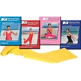 Exercise Videos by Mirabai Holland Get You Off The Couch Moving Free Longevity Solution DVD 4 Pack INCLUDING 4 ft Resistance Band For Beginners, Boomers, ... Increase Stamina, Get Flexible & Body Sculpt