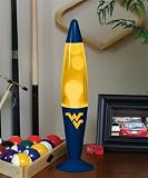 Wave 7 WVU-160SW West Virginia University 16" Wide Swag Hanging Lamp