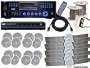 Pyle Super Package for Home/Office/Schools/Public -- PD3000A 3000W AM-FM Receiver with Built-In DVD/MP3/USB + PSS8 8-Channel High Power Stereo Speaker Selector + (8x) PDIC80 300W 8" Two-Way In-Ceiling Speaker System + PHIW71 7.1 Home Theater 14 Post Binding/Banana Plug with Dual RCA Subwoofer Posts Wall Plate (White) + PHDM12 12ft. High Definition HDMI Cable + (2x) Pyramid RSW12100 12 Gauge 100 Feet Spool of High Quality Speaker Zip Wire + (8x) PVC1 Wall Mount Rotary Volume Control knob + (8x) PCSB8 8" Pre-Construction Speaker Brackets.