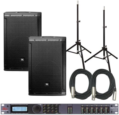 JBL SRX812P Speakers &amp; dbx DriveRack 260 Bundle