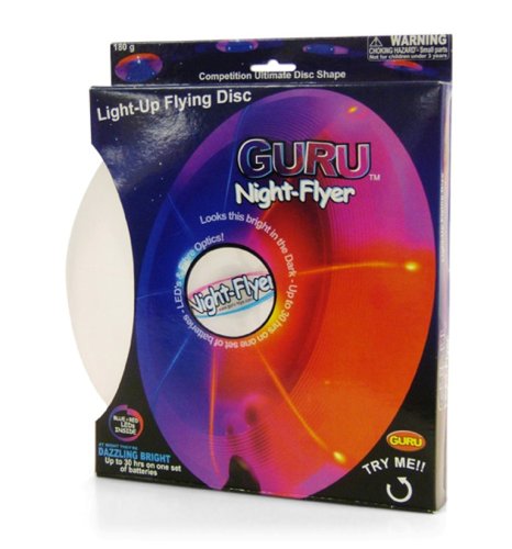 Childrens Toyshop  Toys : Zuru Night Flyer - Light Up Flying Disc