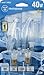 Westinghouse 4023 40-Watt, B 9-1/2 Decorative Ceiling Fan Bulb, Candelabra Base, Clear 2-Pack