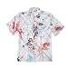 Iguana Sportswear Hemd kurzarm Männer, weiß/allover
