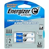 E2 LITHIUM L92BP-2 LITHIUM PHOTO BATTERIES (AAA, 2-PK)