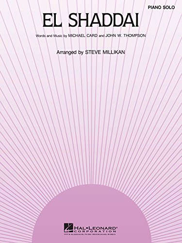 El Shaddai Sheet Music: Piano Solo