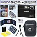 Olympus Stylus 1050SW 10.1MP Digital Camera (Black) + 4GB Deluxe Accessory Kit