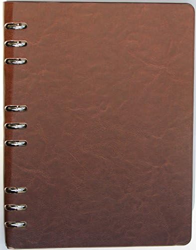 Brown Extra Large Leather Journal, 10.6 X 8.3 inch, Refillable Leather Journal ( Binder Journal), Large Leather Notebook, Extra Large Journal, a Leather Refillable Journal (Refillable Notebook)