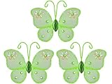 3 x 3 Butterfly Wedding Decorations - Green Adelaide Butterflies