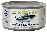 Thunfischstücke in Aufguss und eigenem Saft, 24er Pack (24 x 185 g Dose)
